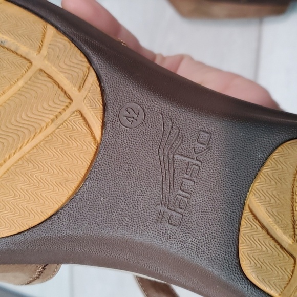 Dansko Women Iris Nubuck Comfort Leather Ankle Strap Sandals shoes sz 42/11.5-12 - Picture 12 of 14